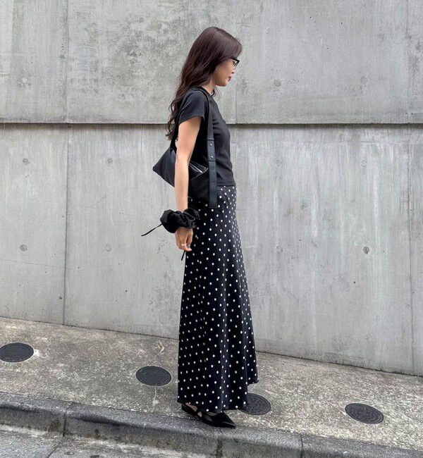 fredy emue「ワッシャーサテンドットスカート」|スカート|