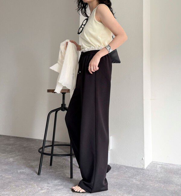 fredy emue「ウエストレイヤードイージーパンツ」|チノ|