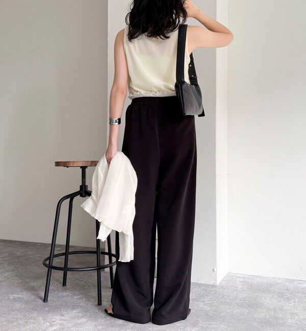 fredy emue「ウエストレイヤードイージーパンツ」|チノ|