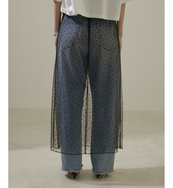 SALON adam et rope'「ドットチュールスカート」|スカート|