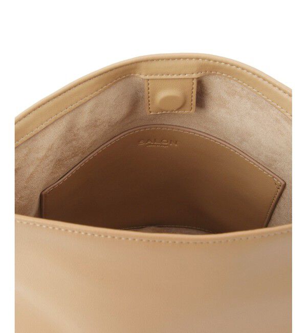 SALON adam et rope'「スプリットレザーミドルトートバッグ/バケットバッグ［WEB限定カラー/チャーム付き］」|ショルダー・メッセンジャー|