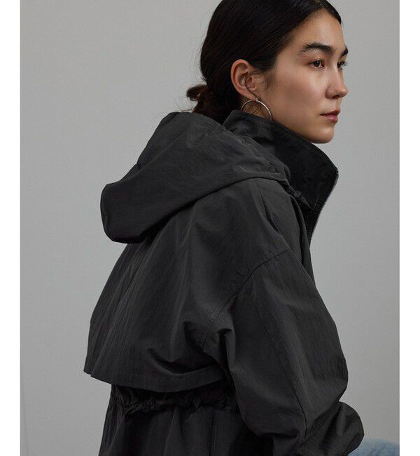 SALON adam et rope'「【WEB限定】2WAYリップストップフードブルゾン/スタンドカラーマウンテンパーカー［軽量］」|ブルゾン・スタジャン|