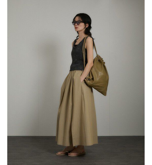 SALON adam et rope'「ギマコットンスパンコールベスト/タンク」|ベスト・ジレ|