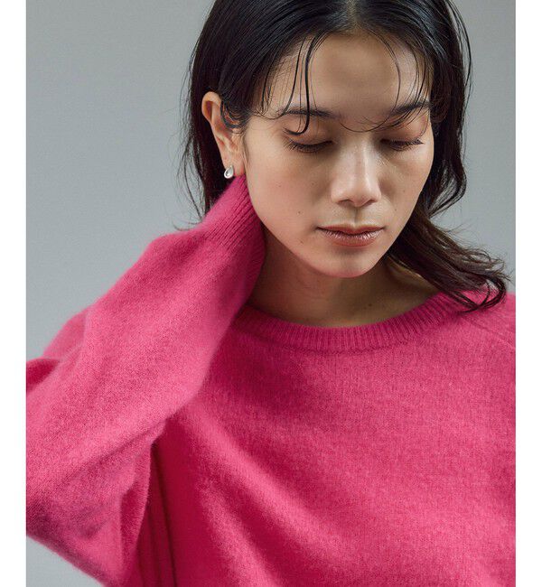 SALON adam et rope'「【WEB限定】ウールカシミヤニットプルオーバー」|ニット・セーター|ピンク(63)