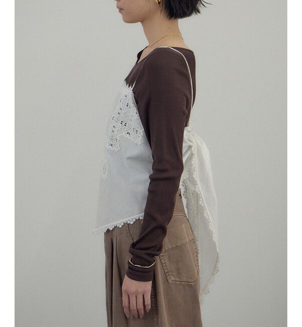 SALON adam et rope'「クロスレースマルチキャミソール」|キャミソール|