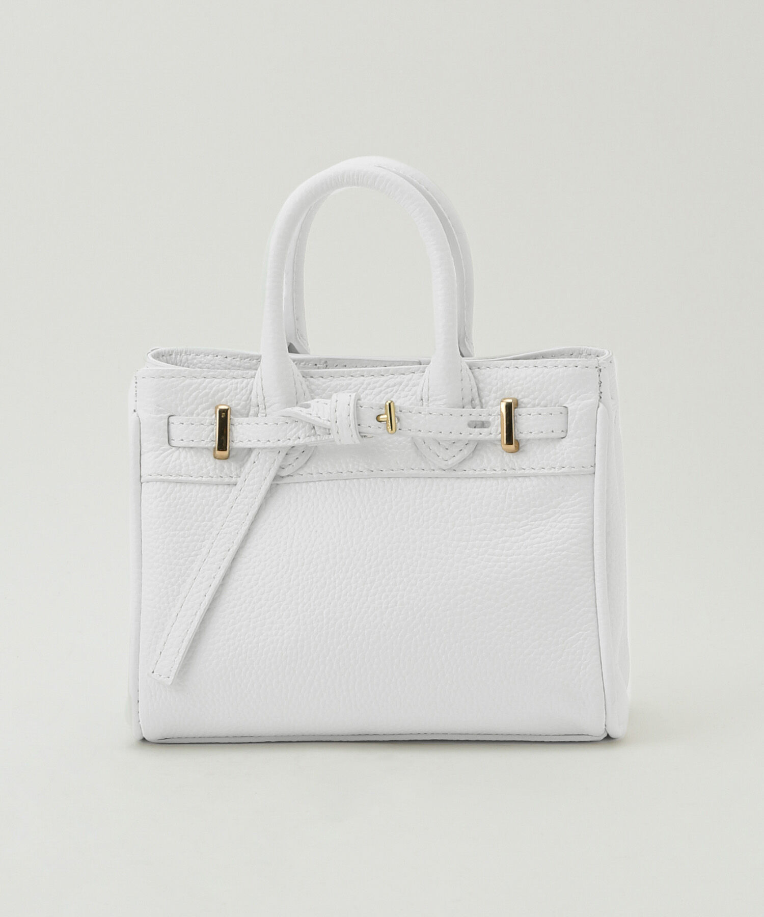 ROPE「【一部直営店舗・WEB限定】リアルレザーナローベルトミニバッグ」|ハンドバッグ|