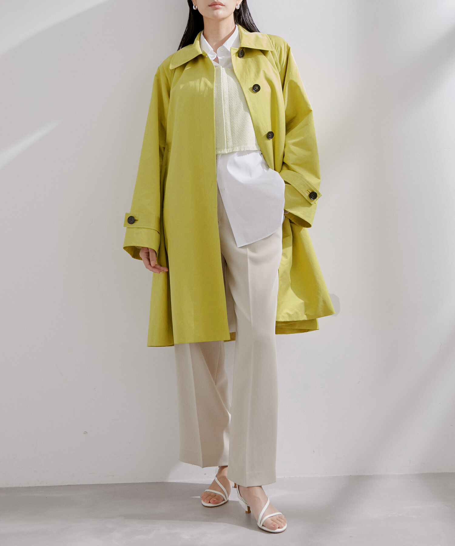 ROPE「スパークツイルステンカラーコート」|ステンカラーコート|