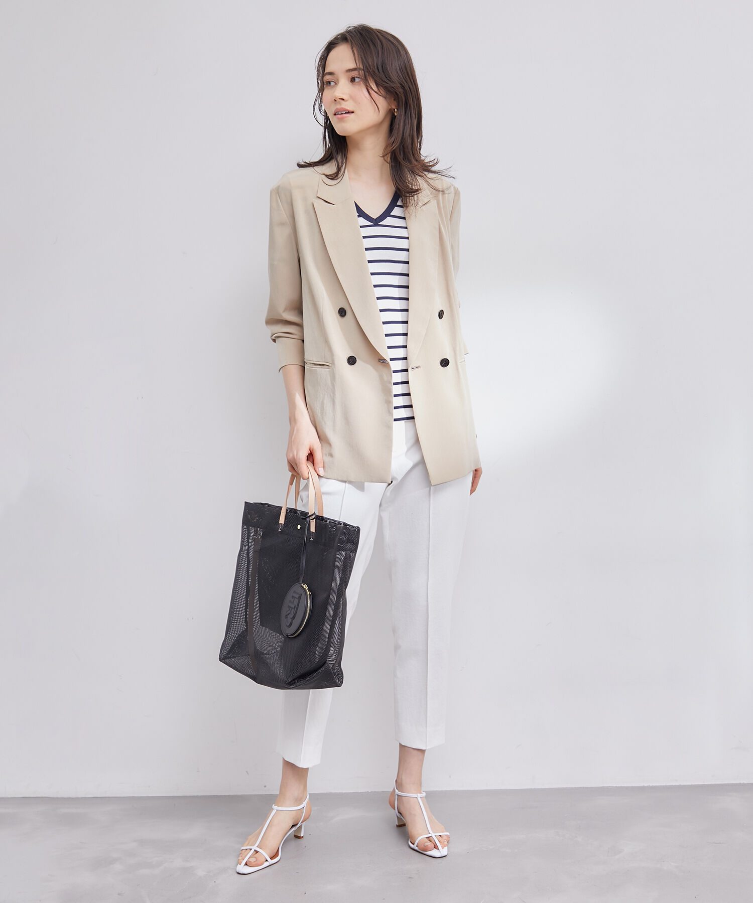 ROPE「【A4対応】コーティングメッシュトートバッグ」|トートバッグ|