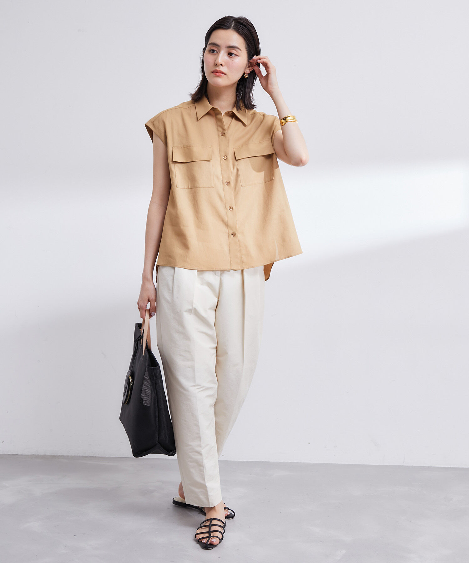 ROPE「【A4対応】コーティングメッシュトートバッグ」|トートバッグ|