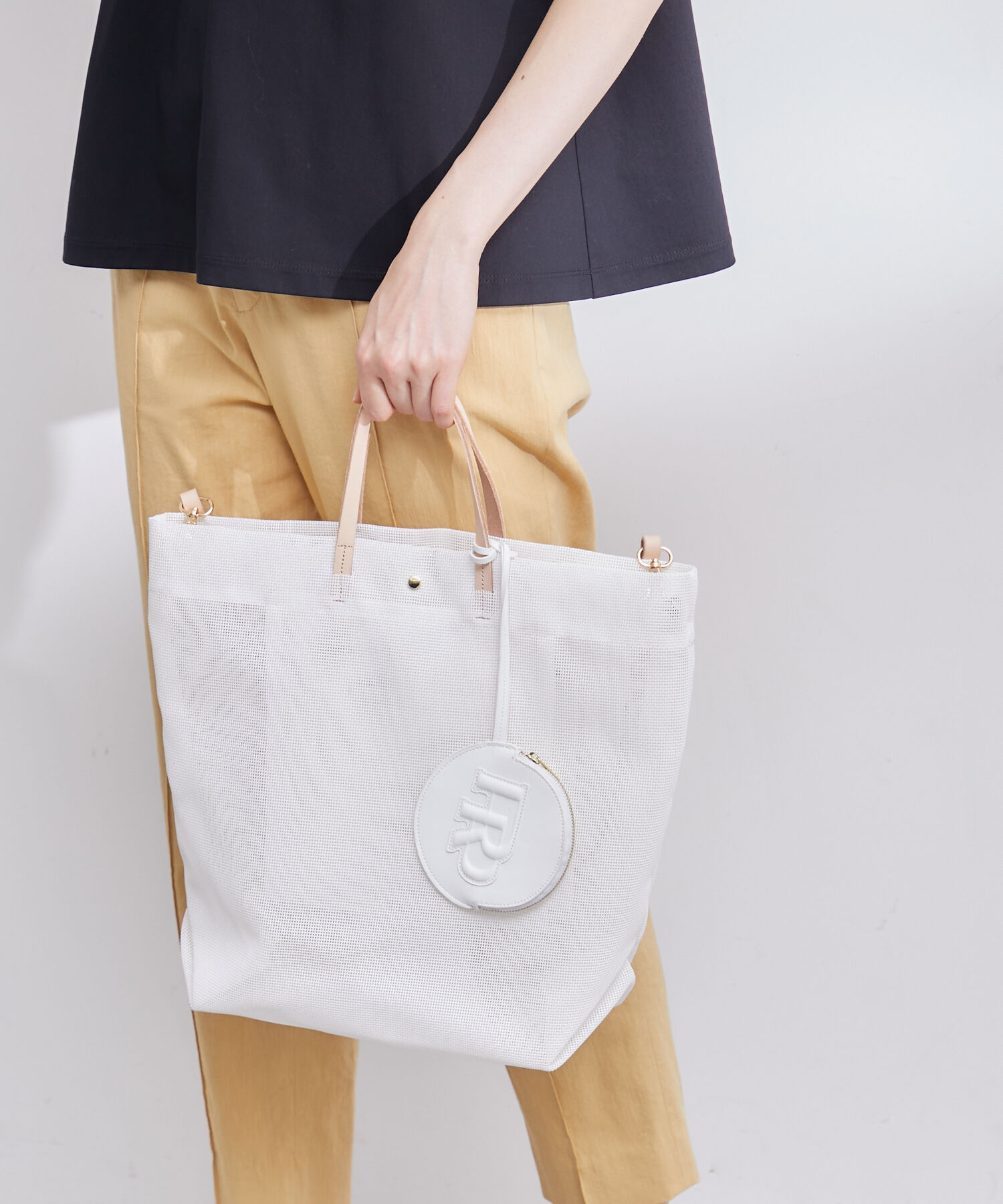 ROPE「【A4対応】コーティングメッシュトートバッグ」|トートバッグ|