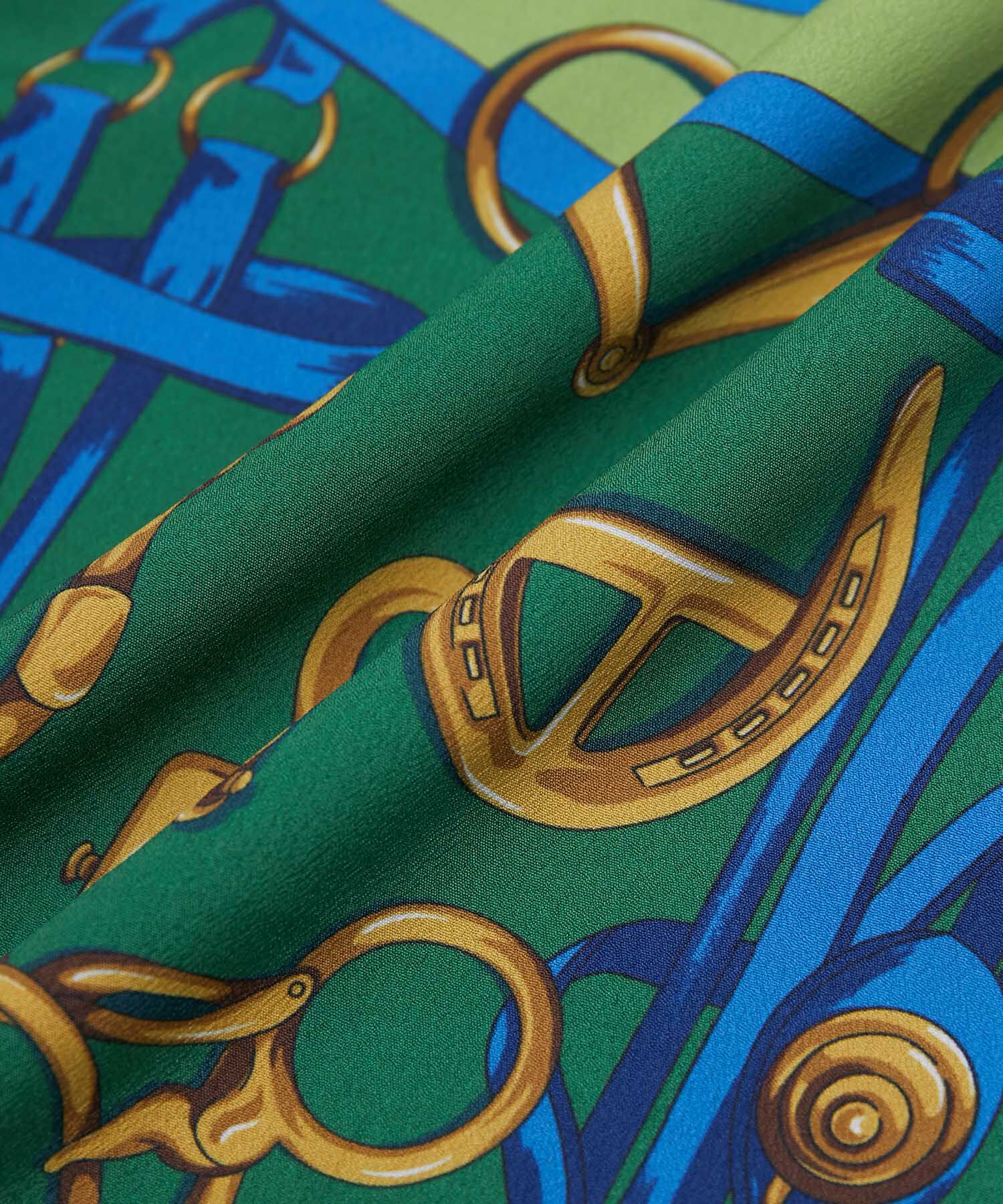 ROPE「ヴィンテージスカーフ柄ニット」|ニット・セーター|