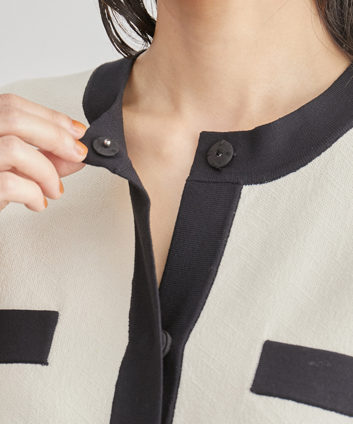 ROPE「モノグラムカーディガン」|カーディガン|