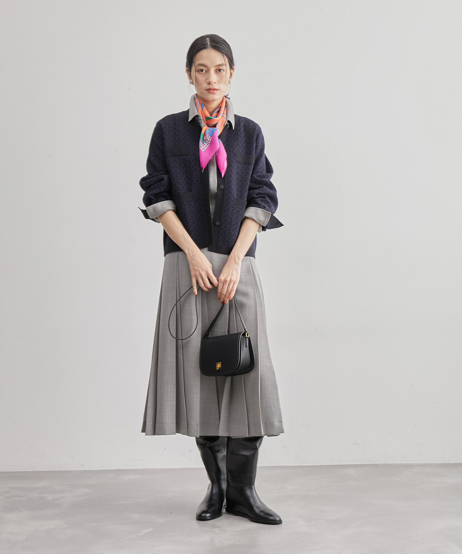 ROPE「モノグラムカーディガン」|カーディガン|