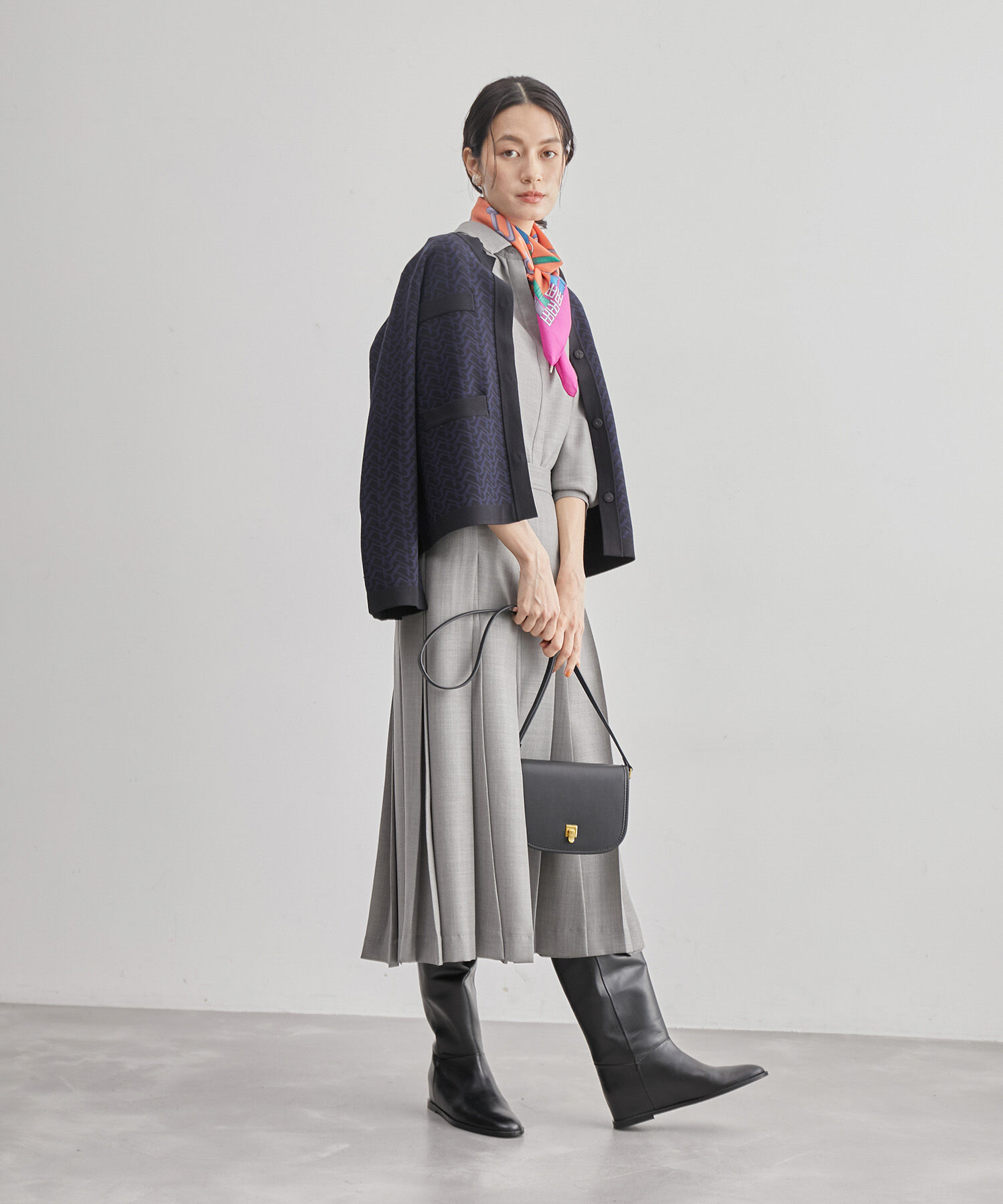 ROPE「モノグラムカーディガン」|カーディガン|