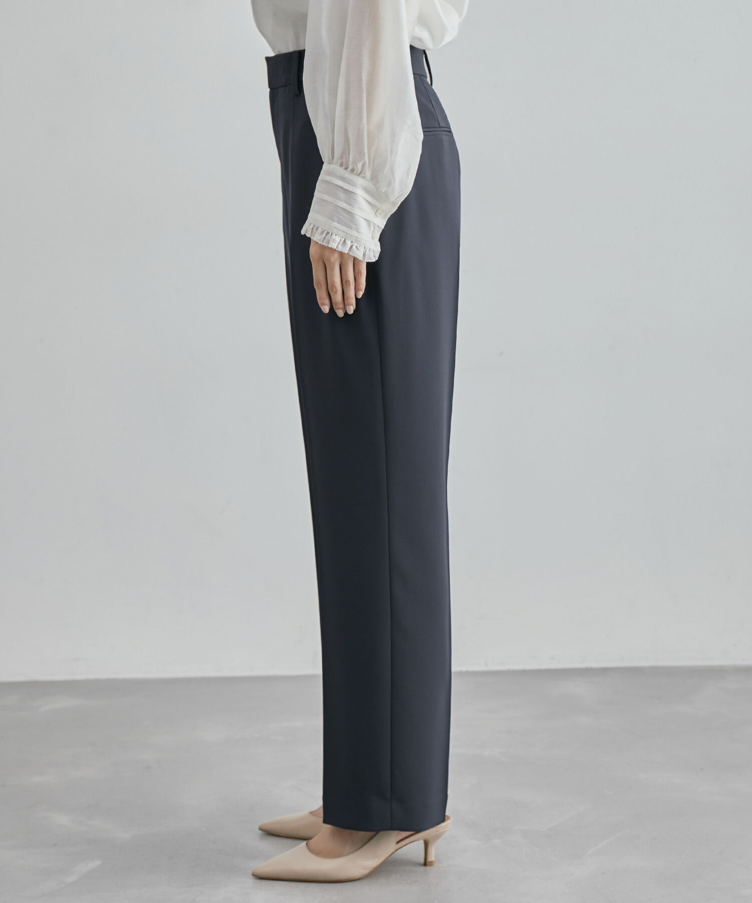 ROPE「ジョーゼットストレートパンツ/セットアップ対応・セレモニー対応」|その他|