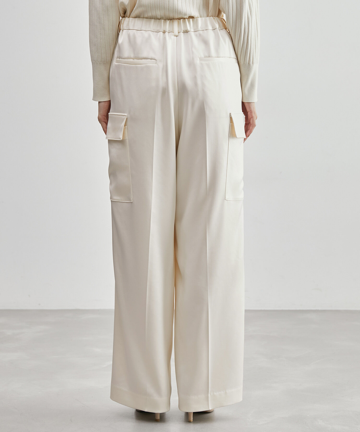 ROPE「ダブルサテンカーゴパンツ」|カーゴ|