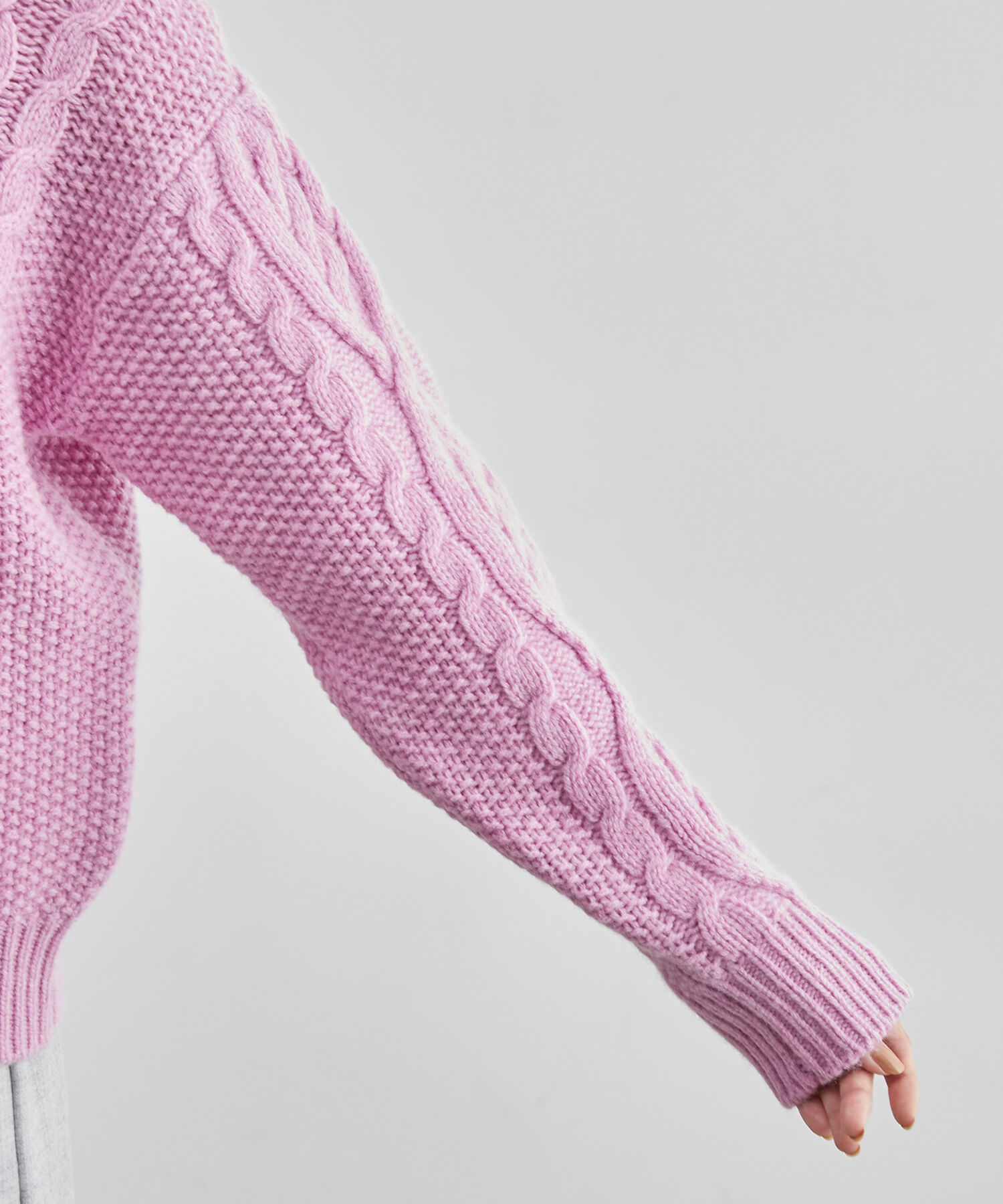 ROPE「タスマニアウールケーブルニット」|ニット・セーター|