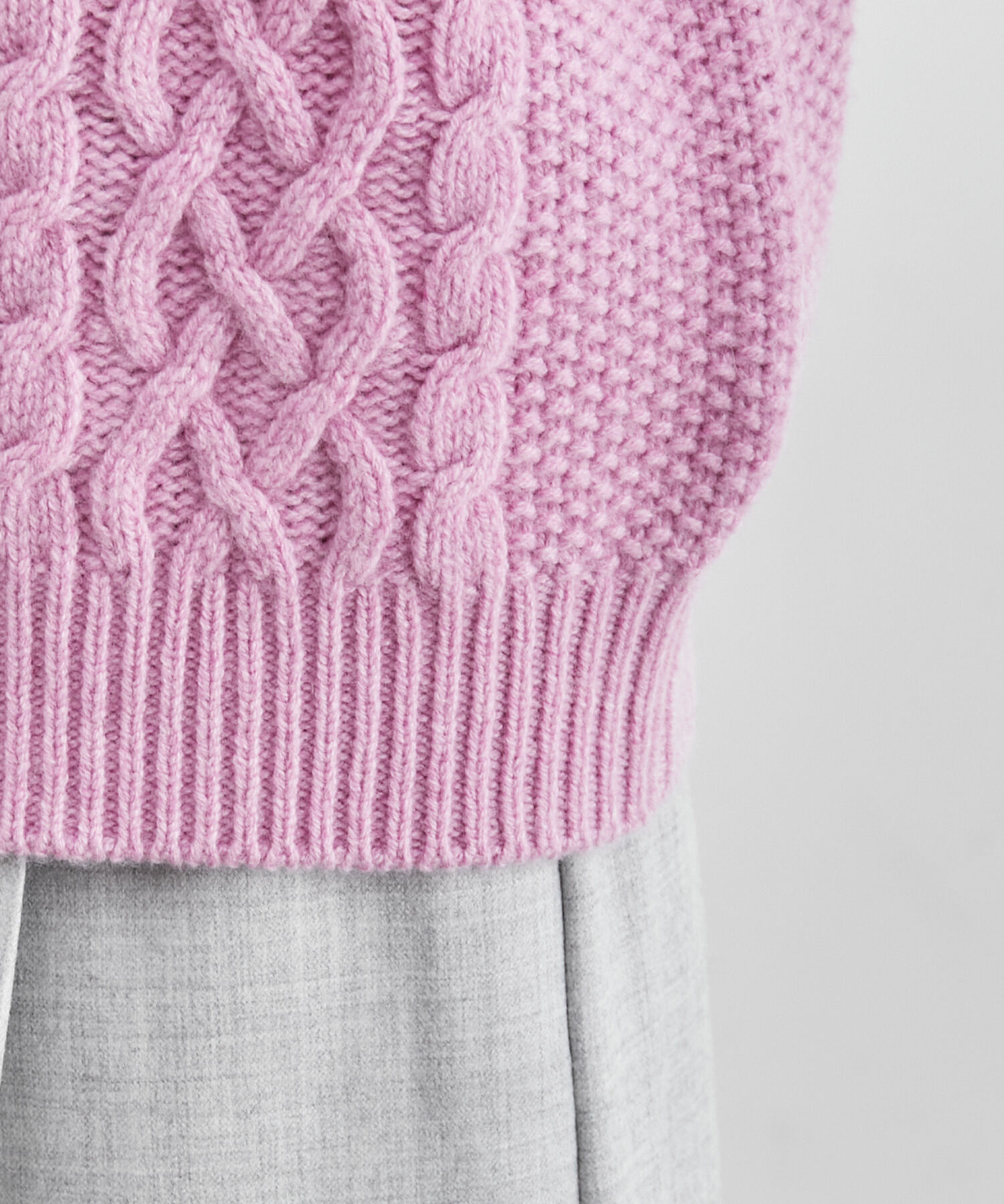 ROPE「タスマニアウールケーブルニット」|ニット・セーター|