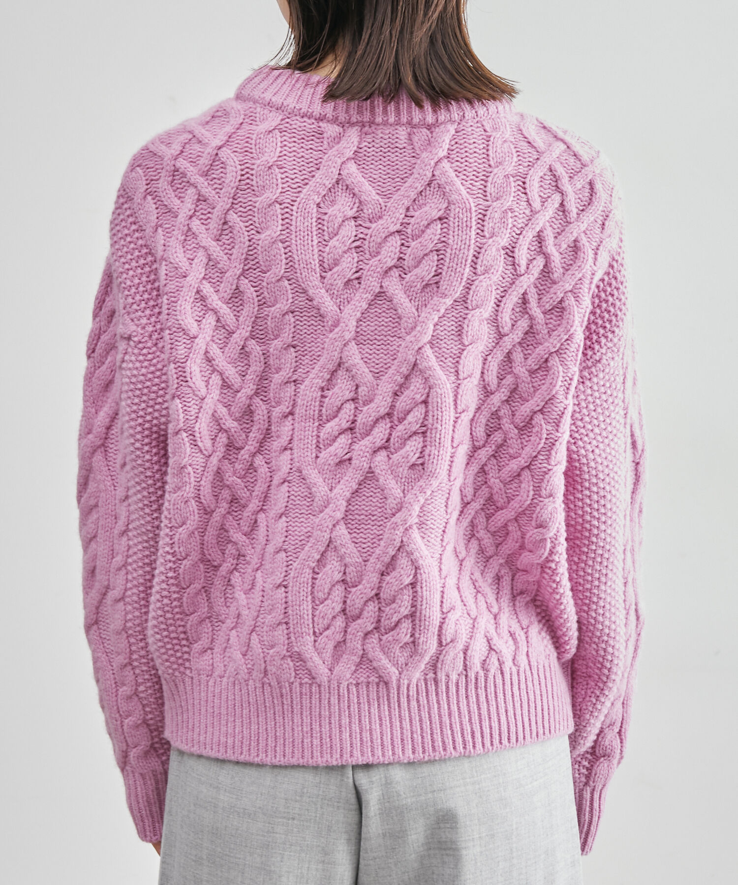 ROPE「タスマニアウールケーブルニット」|ニット・セーター|