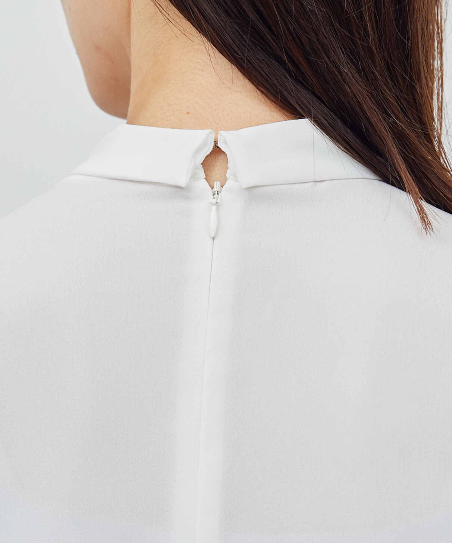 ROPE「プリーツデシンボウタイブラウス」|シャツ・ブラウス|