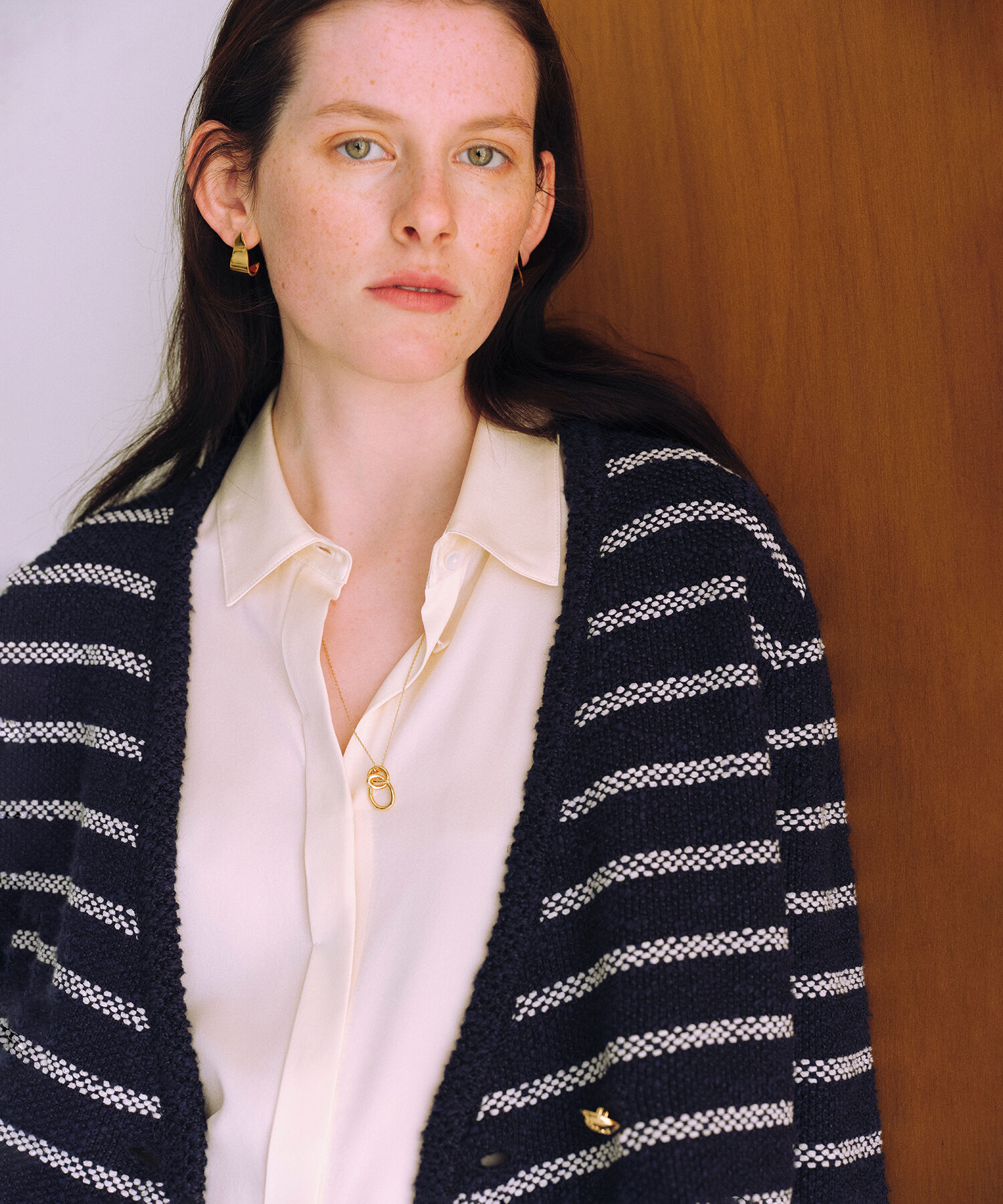 ROPE「【THOMAS MASON（トーマスメイソン）】レギュラーカラーシャツ【雑誌掲載】」|シャツ・ブラウス|