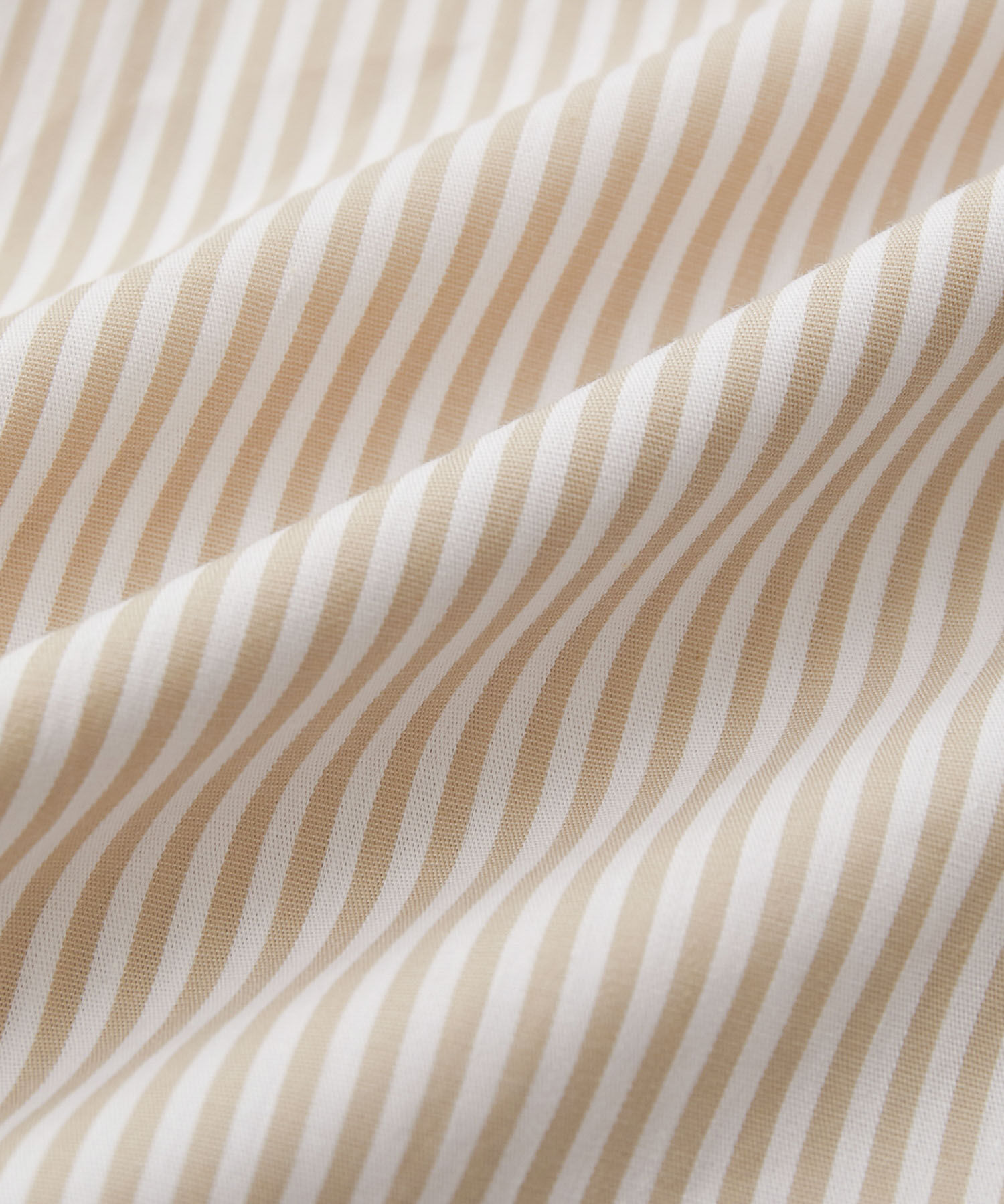 VIS「ストライプ/無地タイプライターチュニックブラウス」|シャツ・ブラウス|