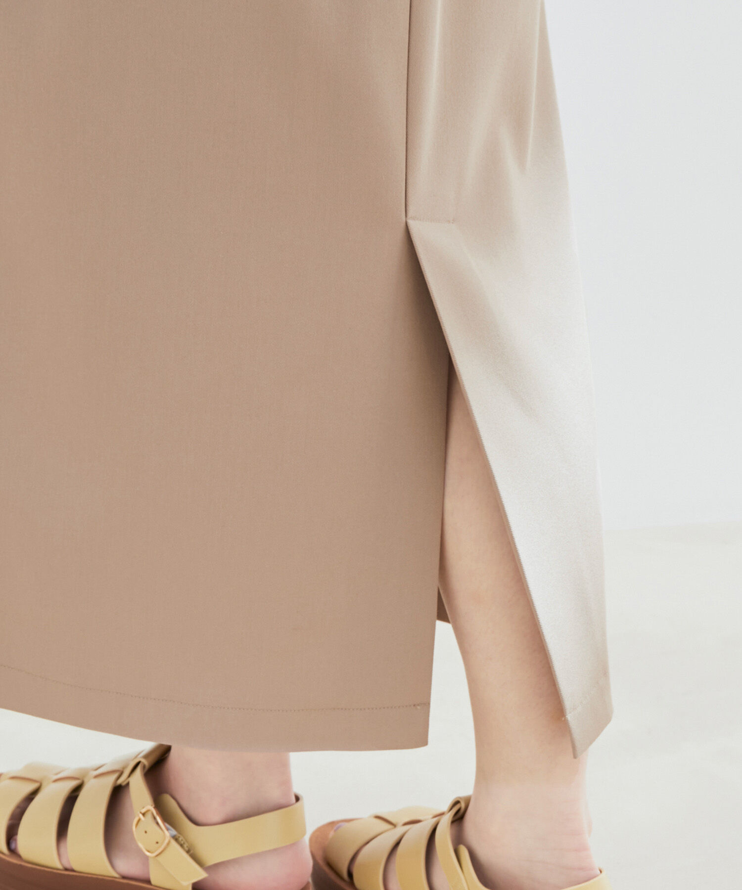 VIS「アシンメトリーハイウエストタイトスカート」|スカート|