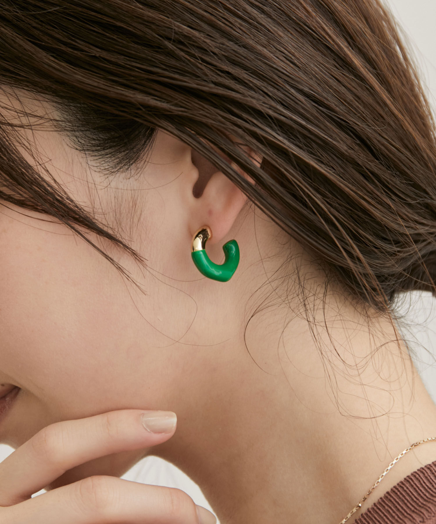 VIS「ハーフカラーピアス」|ピアス|