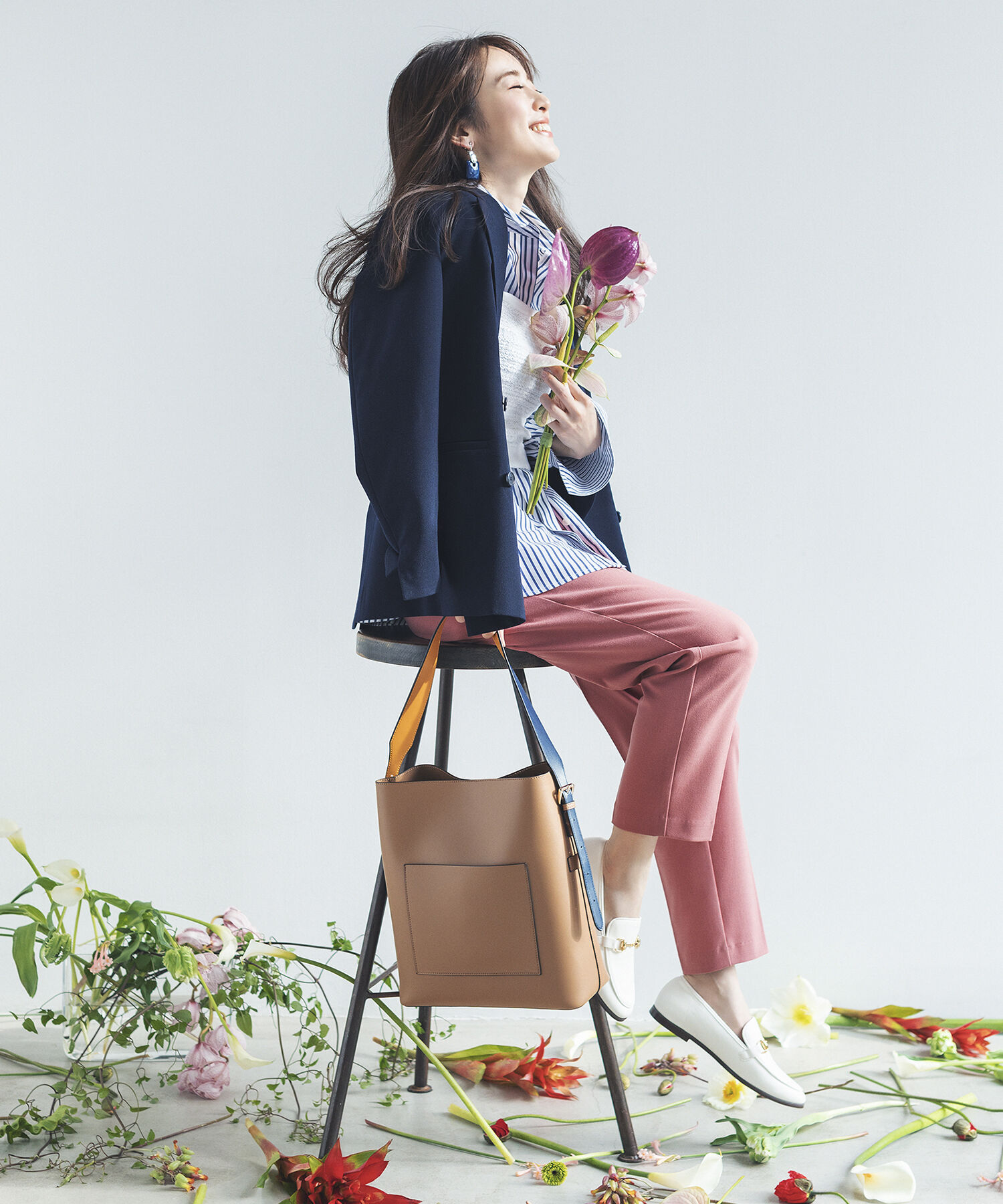 VIS「【270days美ストレッチシリーズ】ダブルテーラードジャケット【セットアップ対応】」|テーラードジャケット|