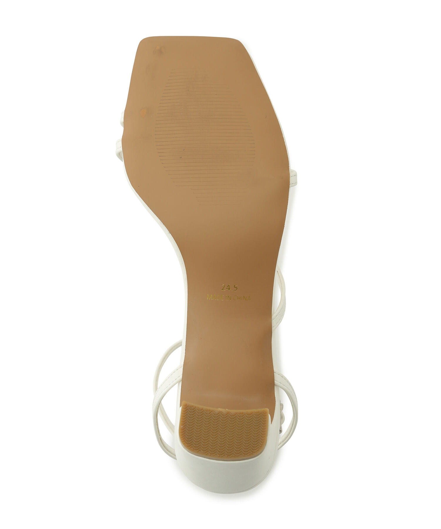 Juze「ナローアシメストラップヒールサンダル」|サンダル|