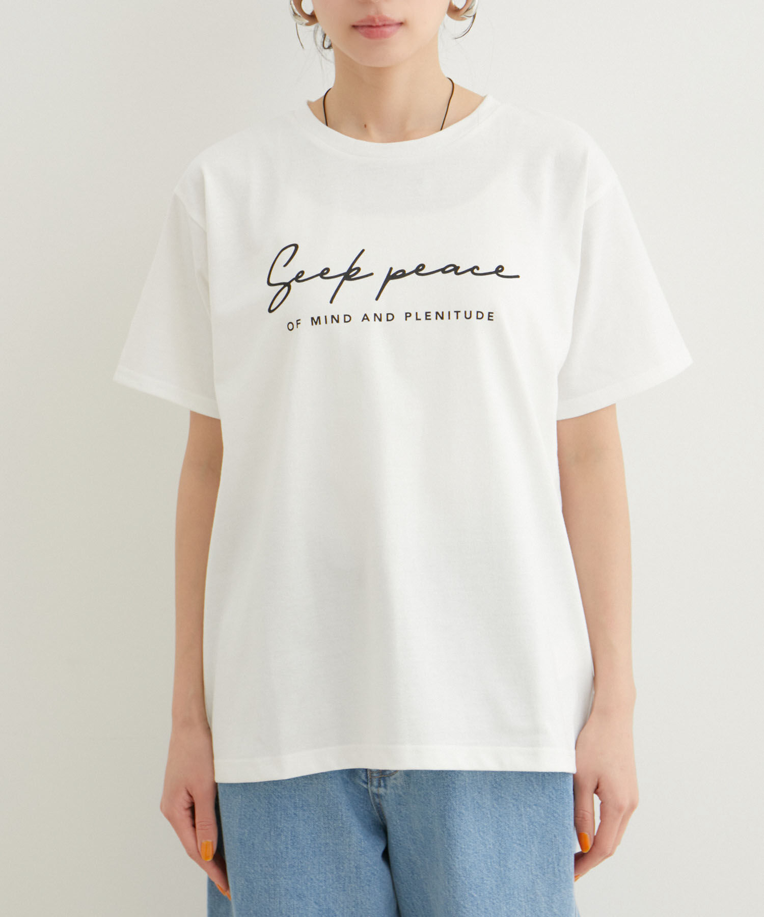 VIS「【洗える】アソートロゴTシャツ」|Tシャツ・カットソー|