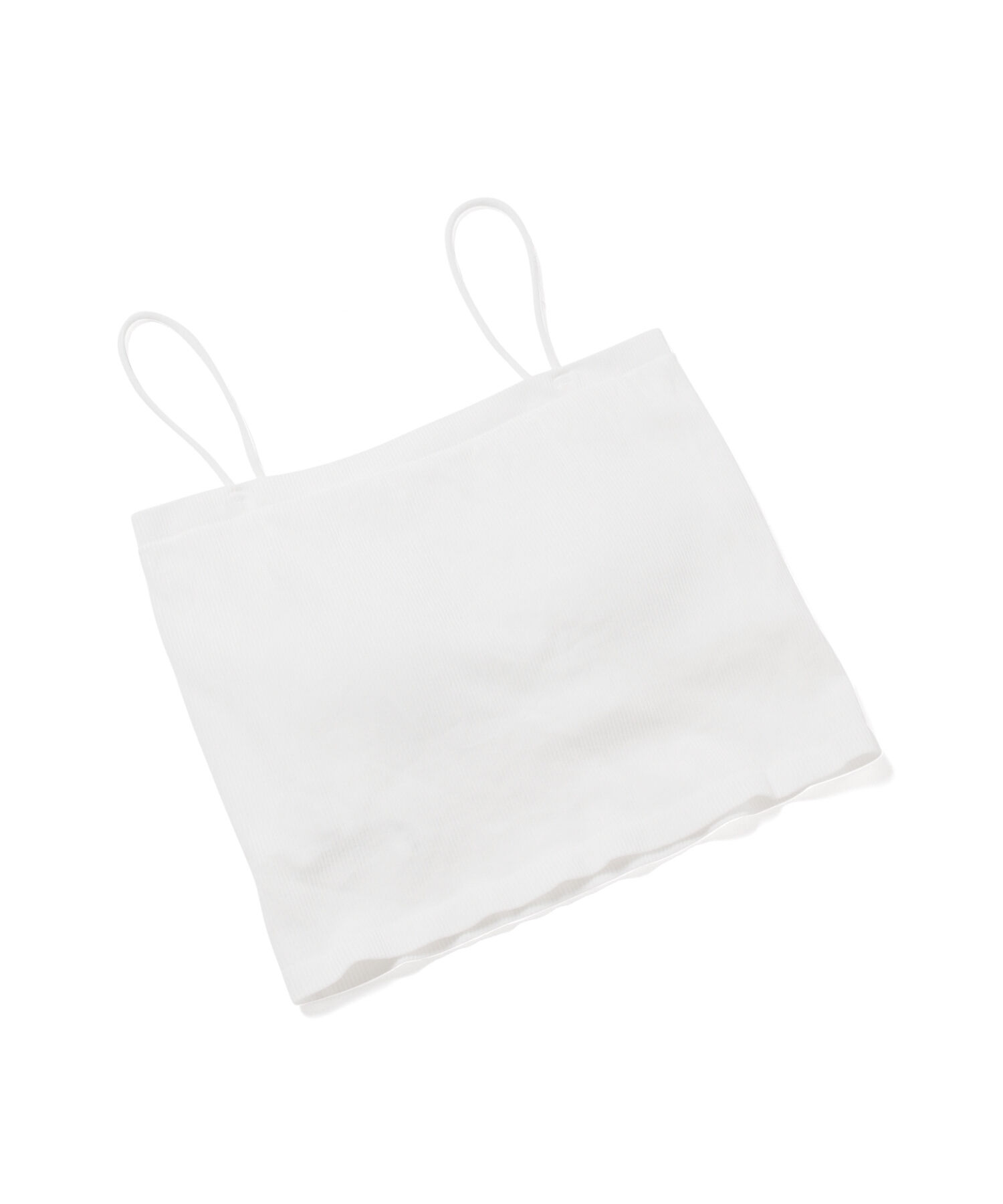 VIS「【洗える】短丈カップ付きインナーキャミソール」|キャミソール|