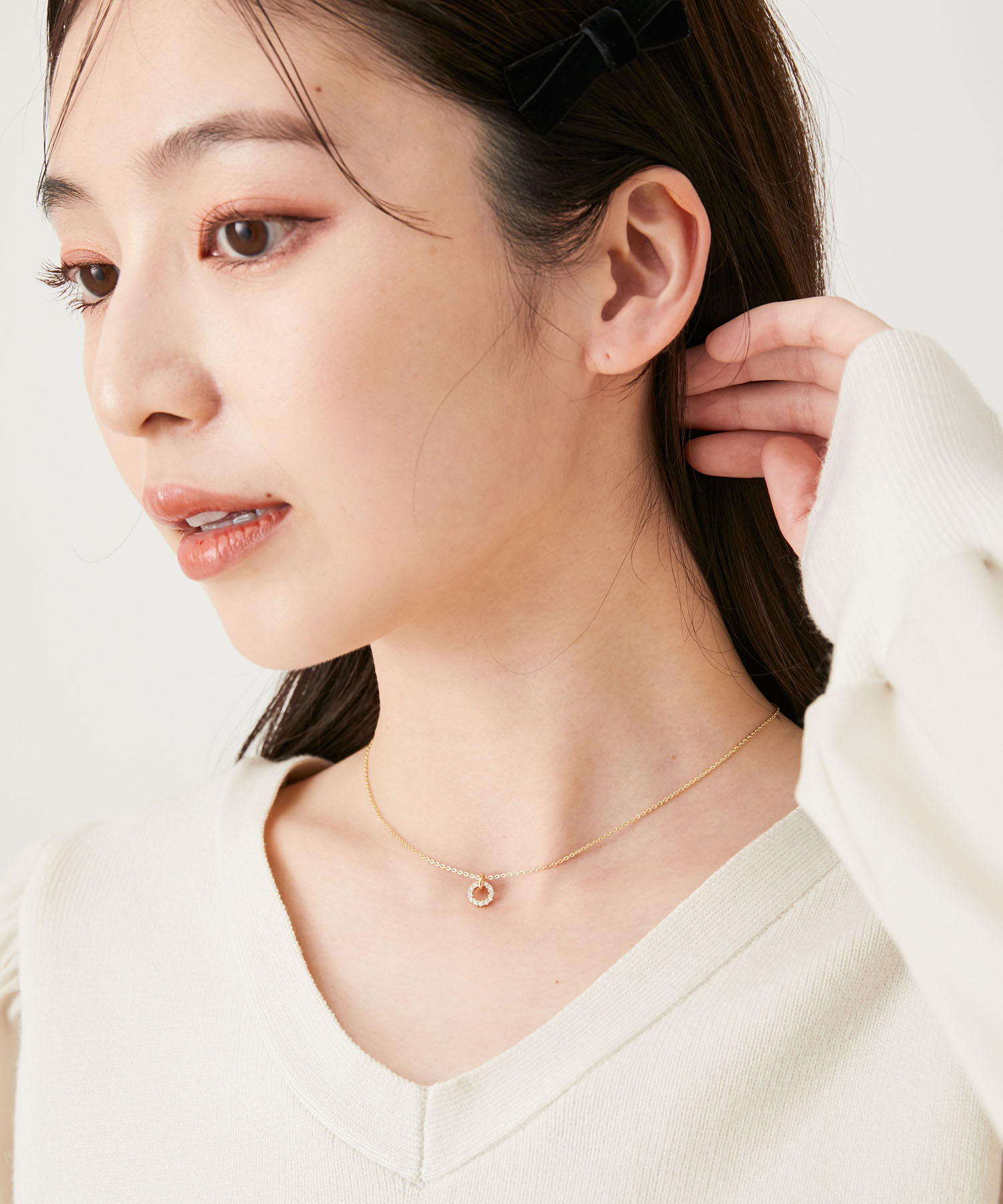 VIS「アソートビジューネックレス」|ネックレス|