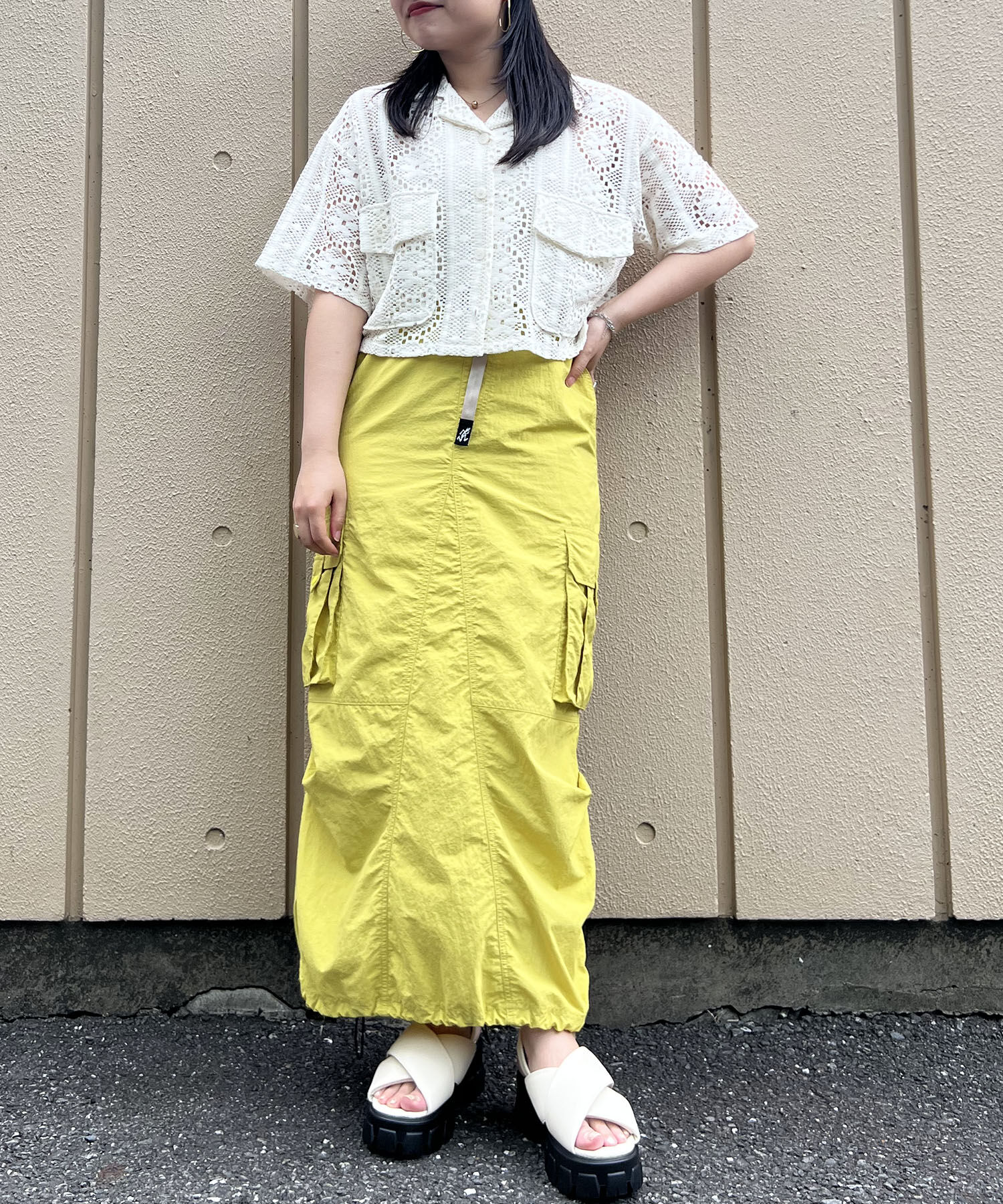 VIS「【GRAMICCI/グラミチ】VIS別注 ナイロンスカート【洗える・撥水】」|スカート|