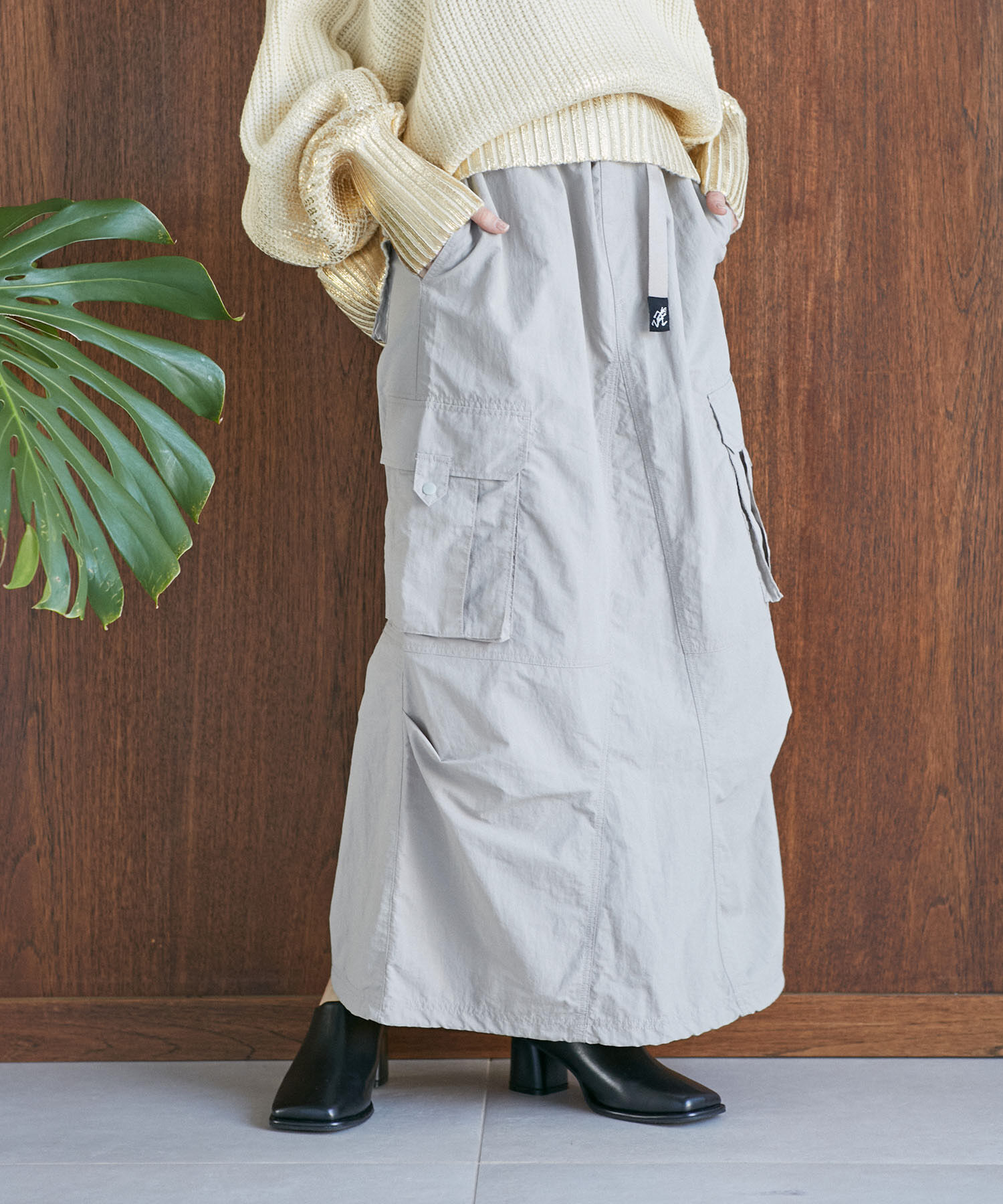 VIS「【GRAMICCI/グラミチ】VIS別注 ナイロンスカート【洗える・撥水】」|スカート|