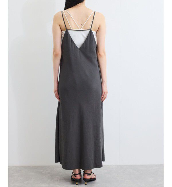 VIS「バイヤス仕立てナローキャミワンピース」|ワンピース|