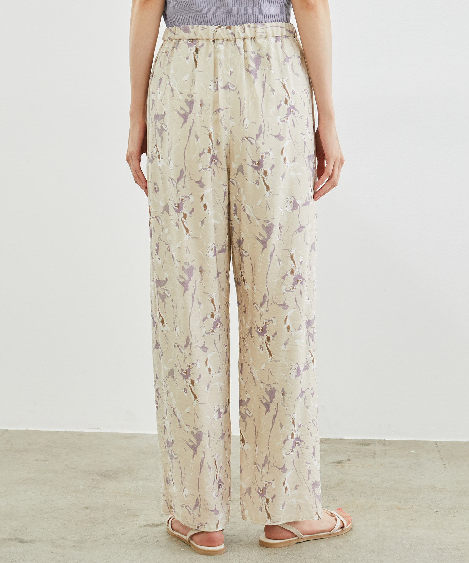 Rope&rsquo;Picnic「マーブルガラシアースリットパンツ」|その他|