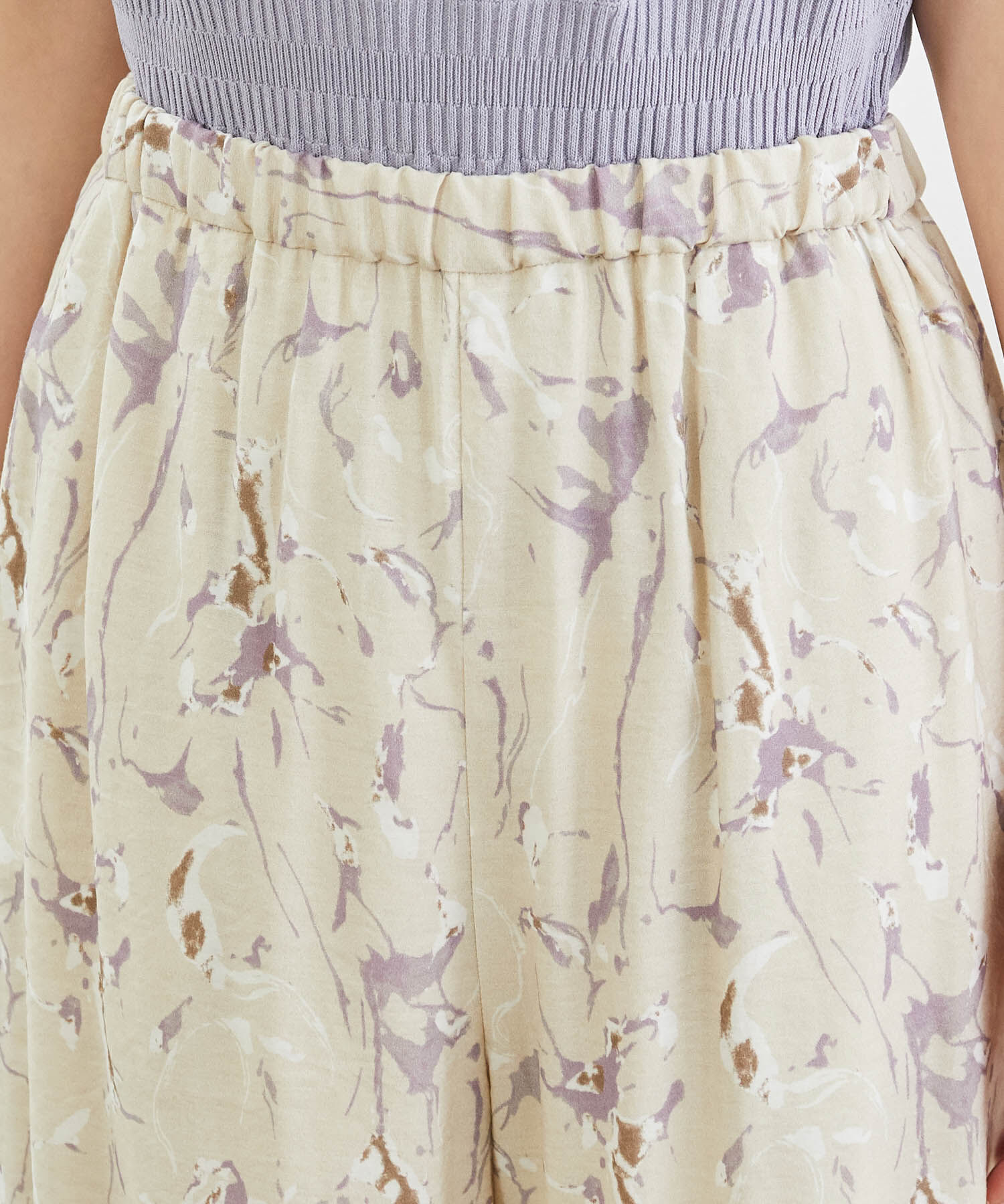 Rope&rsquo;Picnic「マーブルガラシアースリットパンツ」|その他|