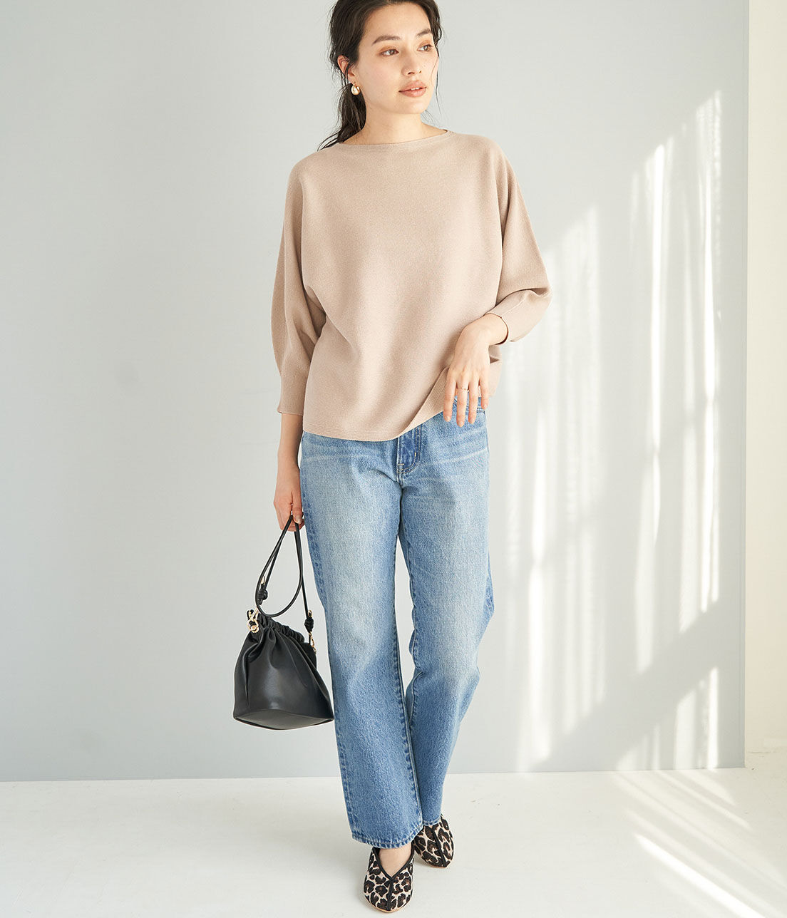 Rope&rsquo;Picnic「【emur】ストレートデニムパンツ」|デニム|