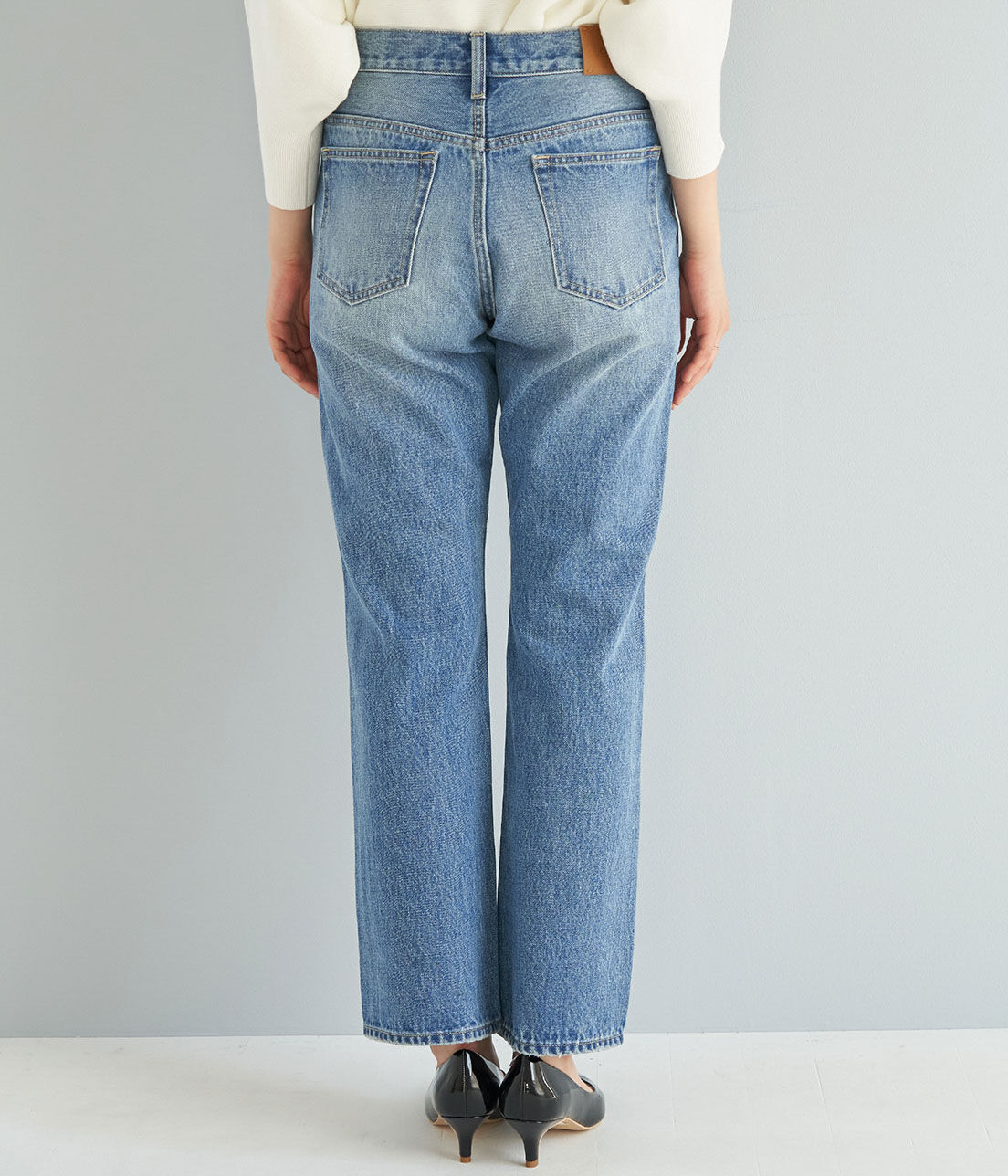 Rope&rsquo;Picnic「【emur】ストレートデニムパンツ」|デニム|