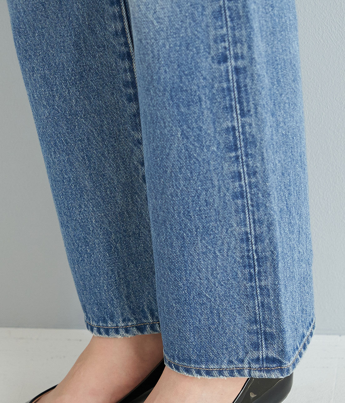 Rope&rsquo;Picnic「【emur】ストレートデニムパンツ」|デニム|