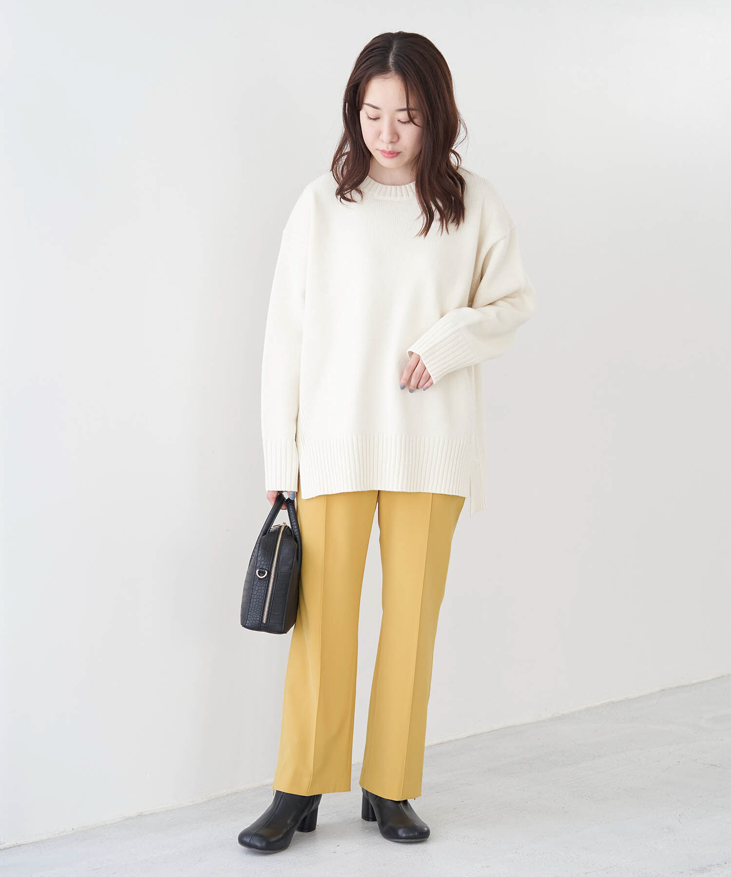 Rope&rsquo;Picnic「【ラク美】【WEB限定・低身長向け】サイドジップピンタックパンツ」|その他|