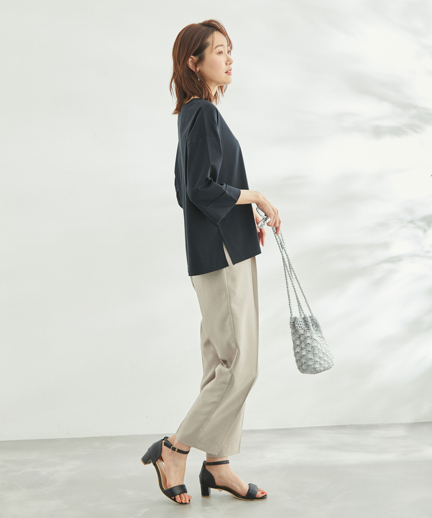 Rope&rsquo;Picnic「60シルケットカットトップス 」|Tシャツ・カットソー|