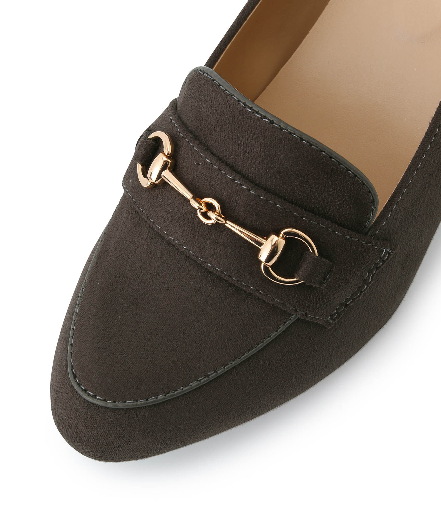 ROPE PICNIC PASSAGE「ROPE' PICNIC PASSAGE byHARUTA/リサイクルスエードヒールアップローファー」|ローファー|