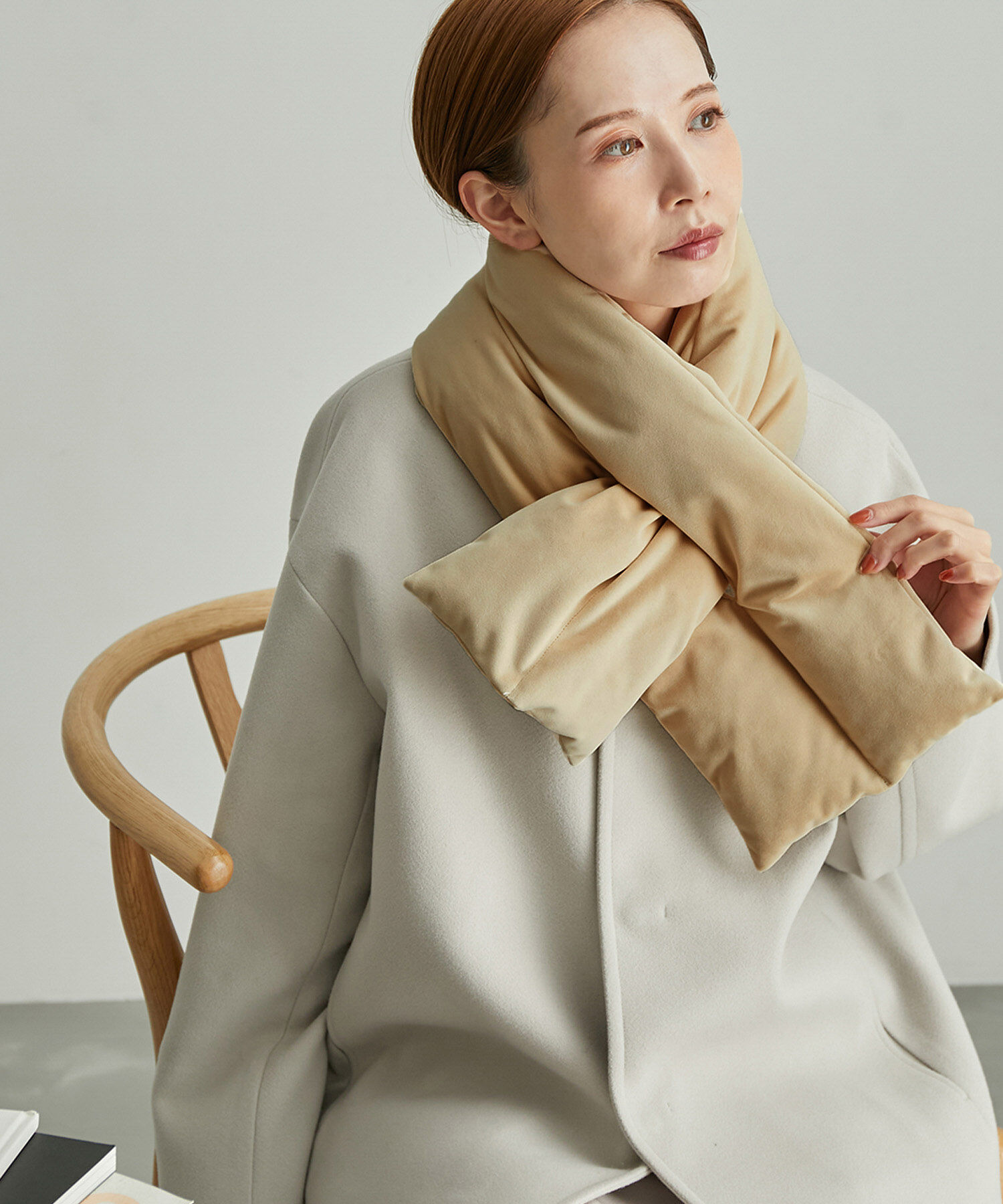 ROPE PICNIC PASSAGE「リサイクル中わたマットベロアティペット」|マフラー|キナリ(16)