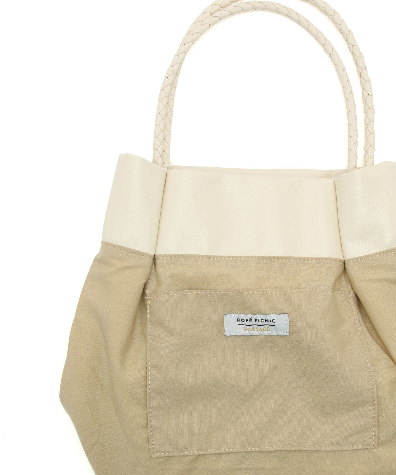 ROPE PICNIC PASSAGE「洗えるメッシュハンドルミドルサイズトートバッグ」|トートバッグ|
