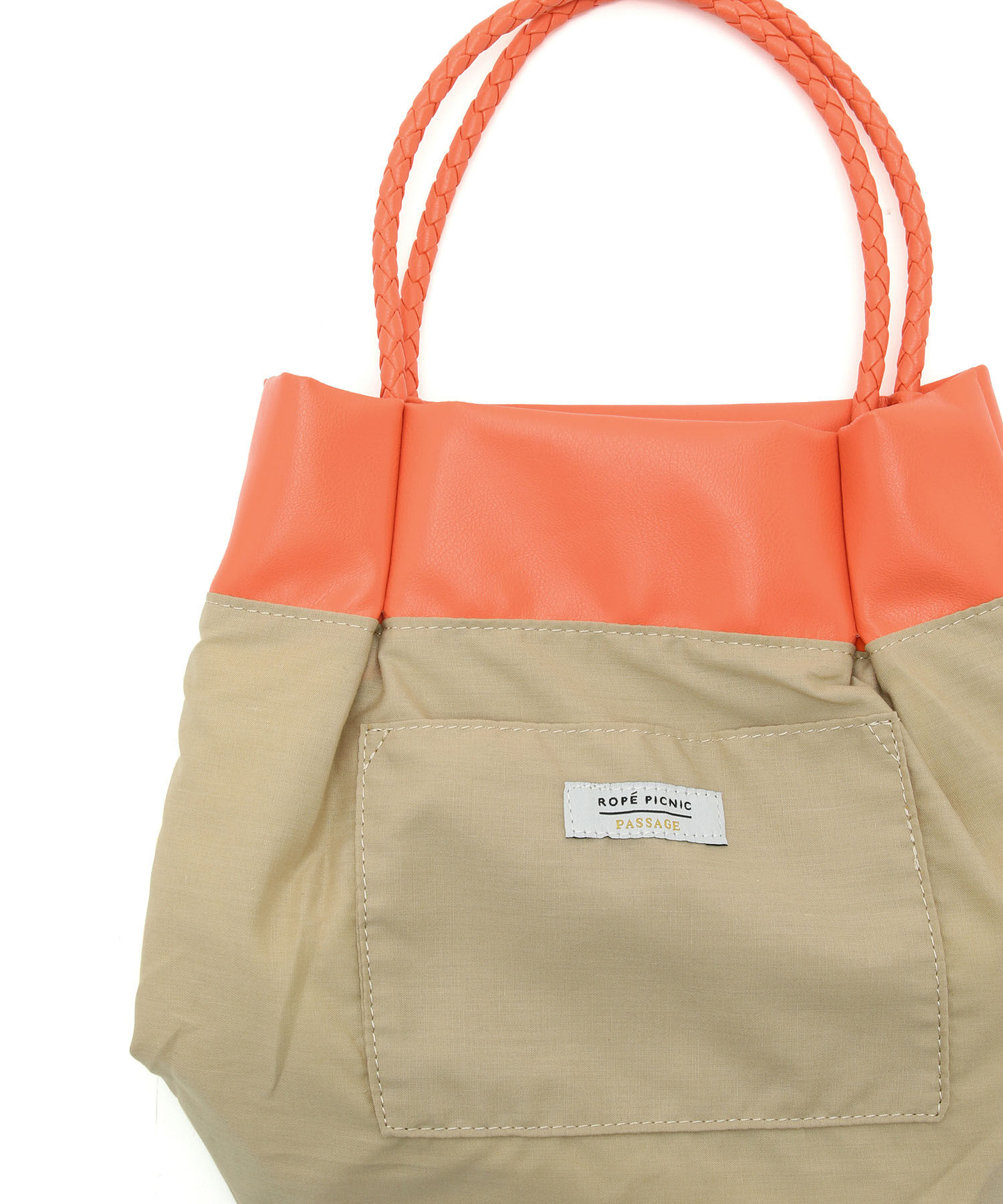 ROPE PICNIC PASSAGE「洗えるメッシュハンドルミドルサイズトートバッグ」|トートバッグ|