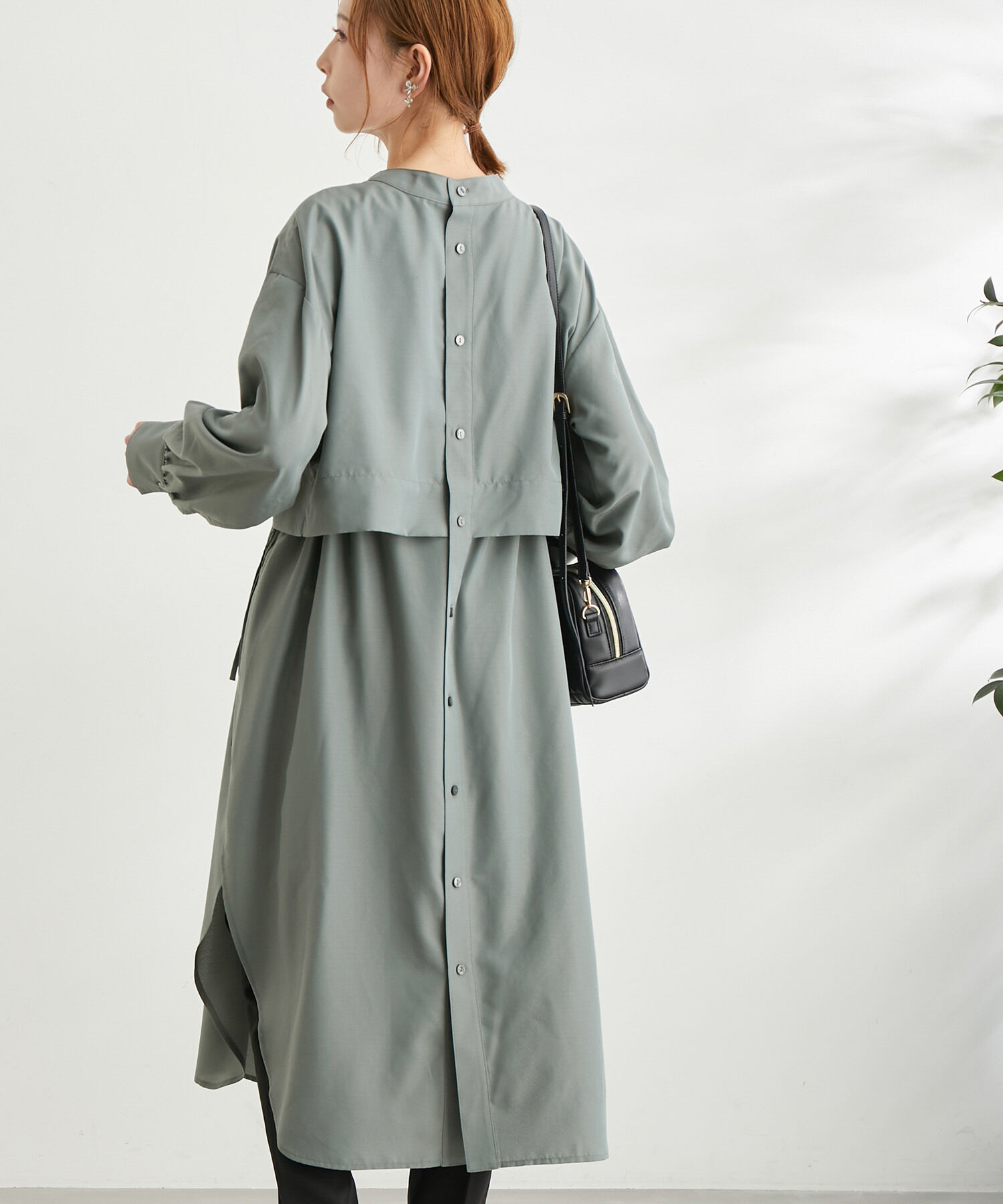 Rope&rsquo;Picnic「【WEB限定】2WAY/レイヤード風長袖ワンピース」|ワンピース|