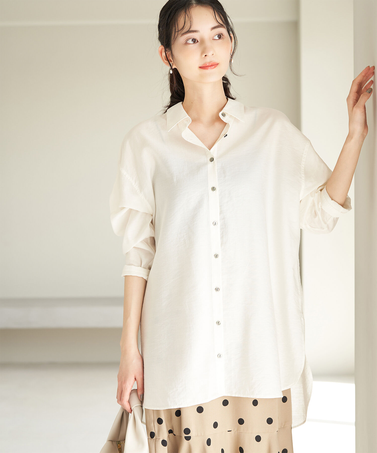 Rope&rsquo;Picnic「洗える/シアーシャツ」|シャツ・ブラウス|