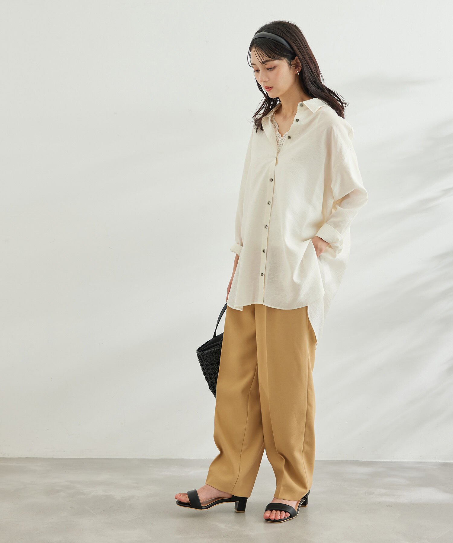 Rope&rsquo;Picnic「洗える/シアーシャツ」|シャツ・ブラウス|